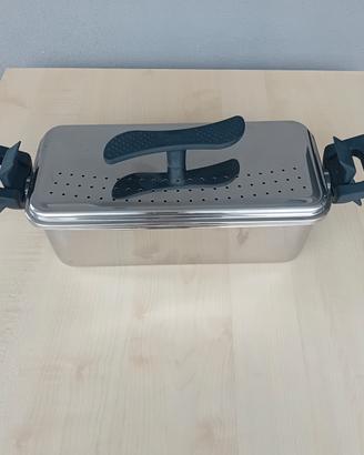 Vaporiera acciaio 18/10 inox