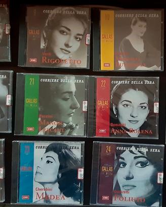 9 CD CALLAS CORRIERE DELLA SERA E 1 CD EXTRA