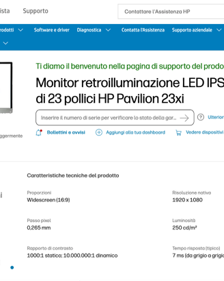 Monitor HP 23 Full HD IPS 16:9 IPS