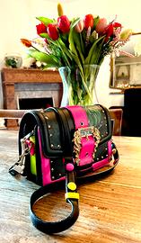 Borsetta in pelle VERSACE dipinta a mano