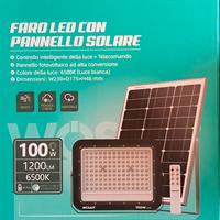 Faro solare a led