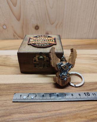 cofanetto con portachiavi harley davidson 