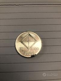 2 monete  da 100 lire Marconi e Fao
