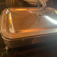 Pyrex silver plate