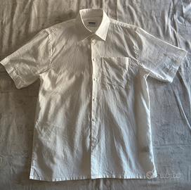 Camicia Lino Uomo Sorbino Bianca - Taglia S
