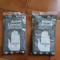 2 paia di guanti in neoprene taglia 9,5/10 