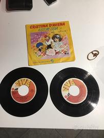 Vinili 45 giri sigle cartoni