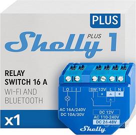 Shelly Plus 1, Relè interruttore intelligente, Wi-