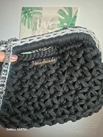 borsa con cordino strass
