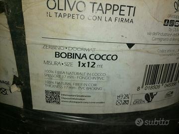 Tappeto 1 mt x12 mt in cocco