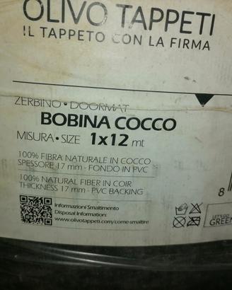 Tappeto 1 mt x12 mt in cocco