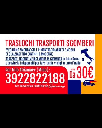 Traslochi trasporti smaltimenti