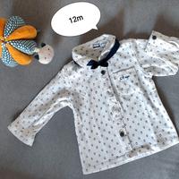 Camicia elegante bimbo 12 mesi 