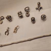 pandora charms e bracciale