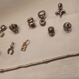 pandora charms e bracciale