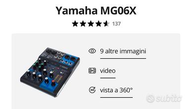 Yamaha MG06X mixer