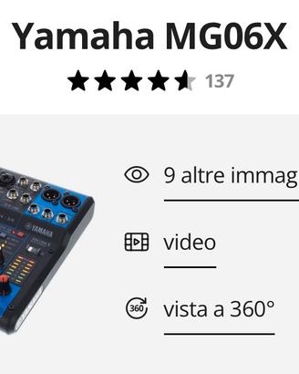 Yamaha MG06X mixer