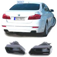 TERMINALI SCARICO BMW F10 F11 F12 F13 LOOK V8 NERO