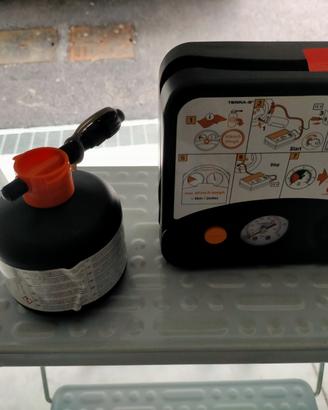 Compressore e Kit di riparazione foratura gomme