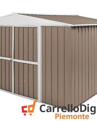 Box in Acciaio da giardino 360x345cm tortora