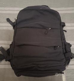 Zaino da Cabina 40x30x20 Nero Apertura a Valigia