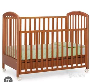 lettino con sponda e cassetto contenitore