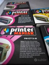 lotto 5 cartucce stampante stylus sigillate