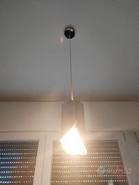lampadario acciaio
