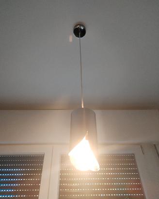 lampadario acciaio