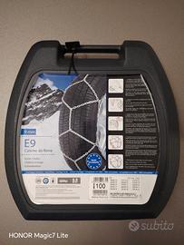 Catene da neve NUOVE SIGILLATE 9 mm – Misura 100 –