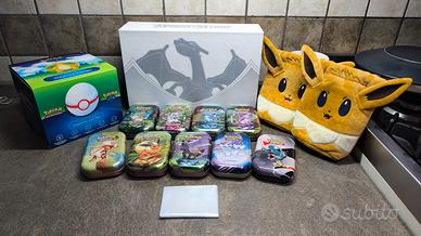 Lotto carte prodotti Pokemon upc Charizard ex
