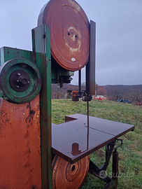 Sega a nastro Ghirelli 80 con spaccalegna