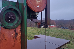 Sega a nastro Ghirelli 80 con spaccalegna