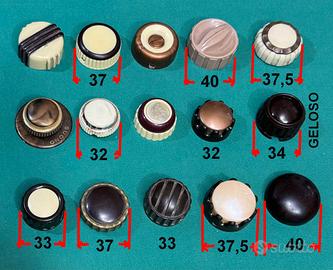 Manopole per radio d’epoca anni ’50 / 60 originali