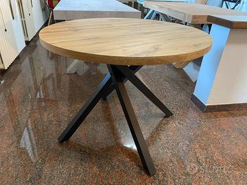 Tavolo nuovo rotondo diametro 100 cm allungabile
