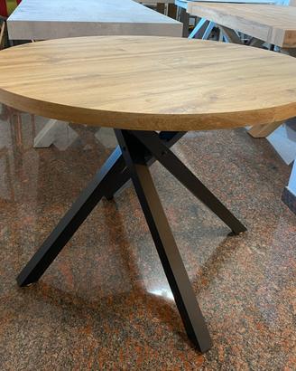 Tavolo nuovo rotondo diametro 100 cm allungabile