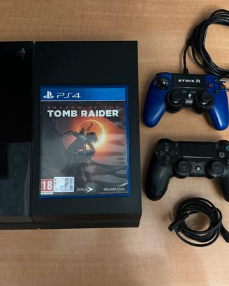 PS4 + 2 joystick + Tomb Raider