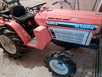 Trattore Trattorino 4wd Kubota B1502