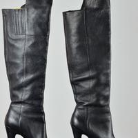 Stivale alto Guess in pelle nera taglia 36