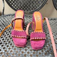 Sandalo in velour islo