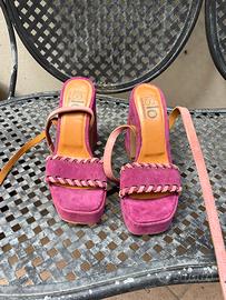 Sandalo in velour islo