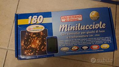 180 minilucciole led multicolor (esterno/interno)
