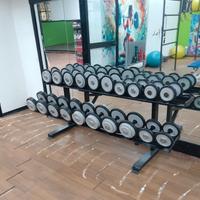 manubri Panatta rastrelliera palestra