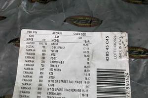 Corona yamaha 45 denti mt 09 10 tracer r6 Gsx r s