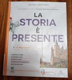 Libro storia "La Storia è presente" prima media 
