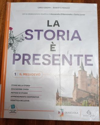 Libro storia "La Storia è presente" prima media 