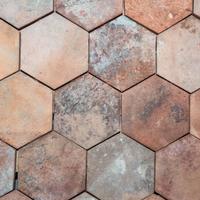 Pavimento antico originale autentico in cotto