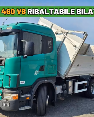 Camion Scania 144L460 Ribaltabile BILATERALE V8