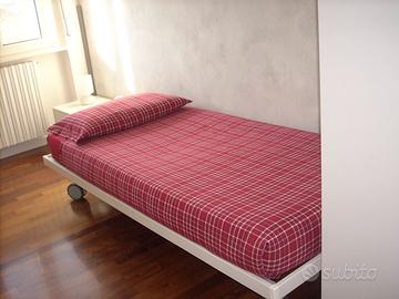 Letto singolo Battistella con ruote