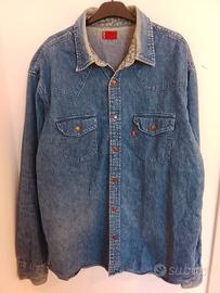 Vintage Camicia in denim tgL blu red tab Levi’s